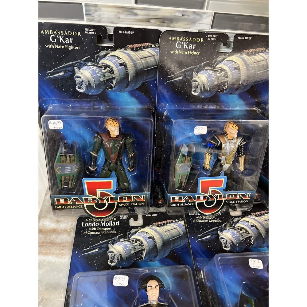 Lot of 7 Sealed Babylon 5 1997 Exclusive Premiere Action Figures- New In Box! - Picture 2 of 10